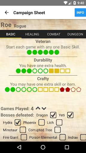 Run android online APK Campaign Sheet for ODD from MyAndroid or emulate Campaign Sheet for ODD using MyAndroid