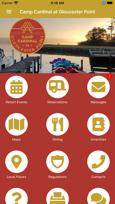 Emulate iPhone app Camp Cardinal using MyAndroid