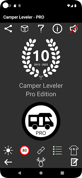 Run android online APK Camper Leveler - PRO from MyAndroid or emulate Camper Leveler - PRO using MyAndroid