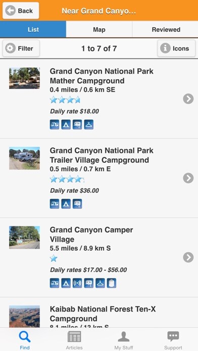 Emulate iPhone app Camp Finder using MyAndroid Emulate iPhone app Camp Finder using MyAndroid
