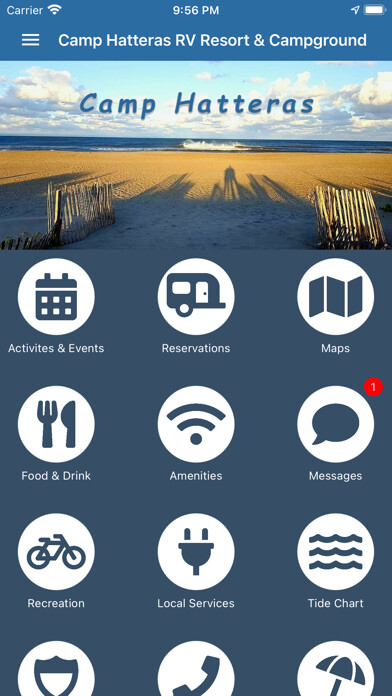 Emulate iPhone app Camp Hatteras RV Resort using MyAndroid Emulate iPhone app Camp Hatteras RV Resort using MyAndroid