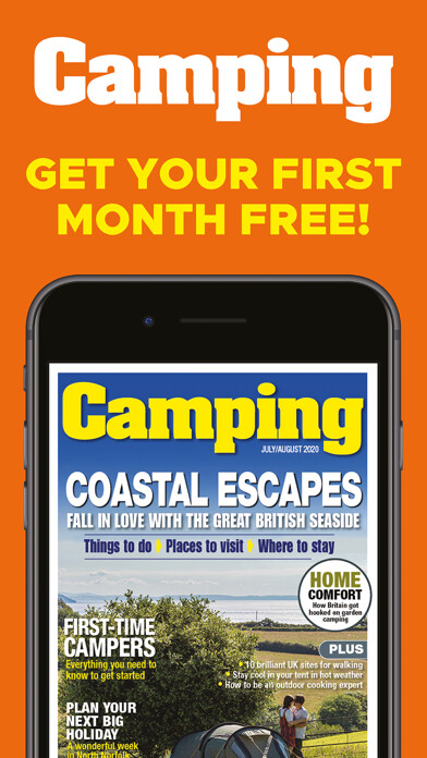 Emulate iPhone app Camping Magazine using MyAndroid