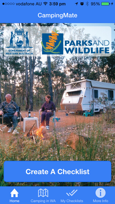 Emulate iPhone app Camping Mate using MyAndroid