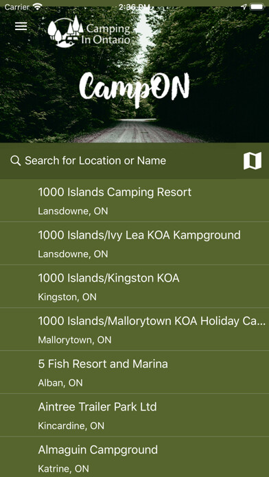 Emulate iPhone app CampON using MyAndroid