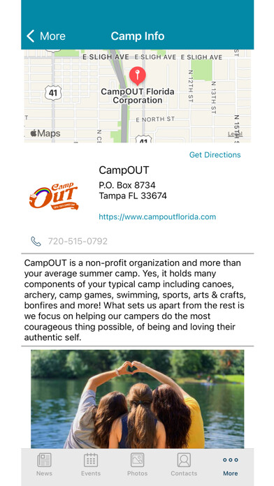 Run android online APK CampOUT from MyAndroid or emulate CampOUT using MyAndroid