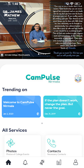 Run android online APK CamPulse Nirmala Staff from MyAndroid or emulate CamPulse Nirmala Staff using MyAndroid