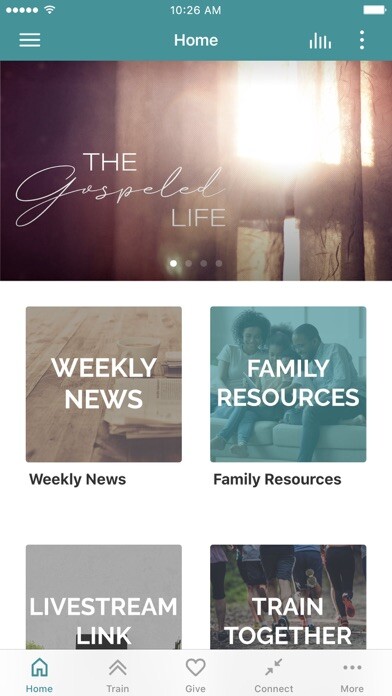 Emulate iPhone app Campus Church App using MyAndroid
