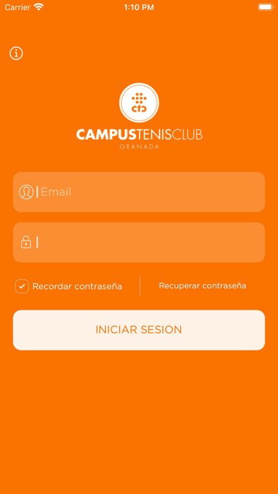 Emulate iPhone app Campus Tenis Club Granada using MyAndroid Emulate iPhone app Campus Tenis Club Granada using MyAndroid