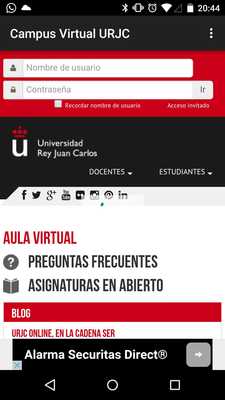 Emulate Android APK Campus Virtual URJC Emulate Android APK Campus Virtual URJC