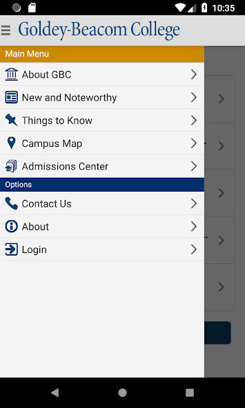 Run android online APK Campus Web - Goldey-Beacom College from MyAndroid or emulate Campus Web - Goldey-Beacom College using MyAndroid