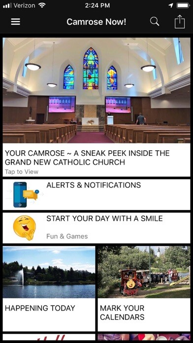 Emulate iPhone app Camrose Now using MyAndroid Emulate iPhone app Camrose Now using MyAndroid