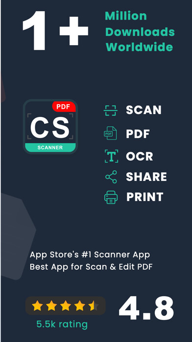 Emulate iPhone app Cam Scan - PDF Scanner & Files using MyAndroid