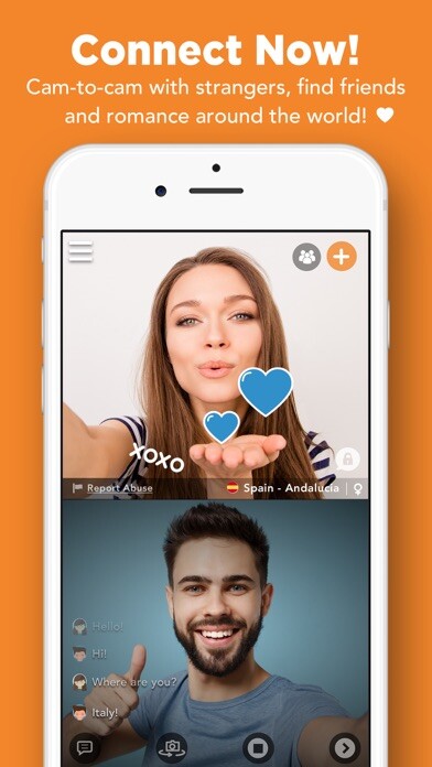 Emulate iPhone app Camsurf: Video Chat & Flirt using MyAndroid