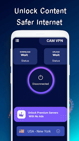 Run android online APK CAM VPN - Internet Security from MyAndroid or emulate CAM VPN - Internet Security using MyAndroid