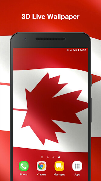 Run android online APK Canada Flag Live Wallpaper Pro from MyAndroid or emulate Canada Flag Live Wallpaper Pro using MyAndroid