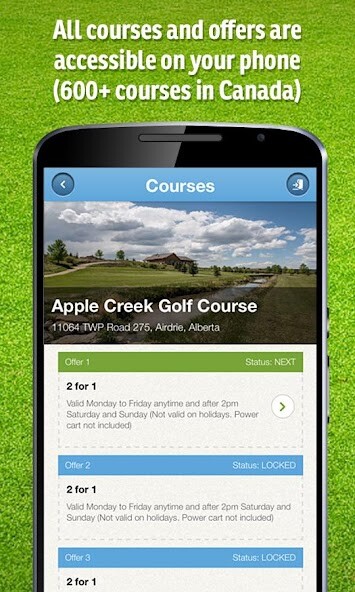 Emulate Android APK Canada Golf Card