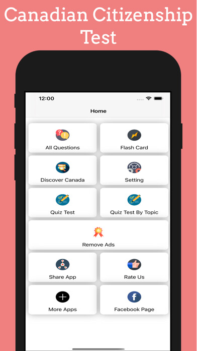 Emulate iPhone app Canadian Citizenship Test Ques using MyAndroid Emulate iPhone app Canadian Citizenship Test Ques using MyAndroid