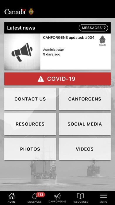 Emulate iPhone app Canadian Forces using MyAndroid Emulate iPhone app Canadian Forces using MyAndroid