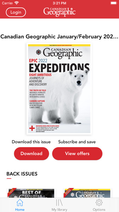 Emulate iPhone app Canadian Geographic using MyAndroid Emulate iPhone app Canadian Geographic using MyAndroid