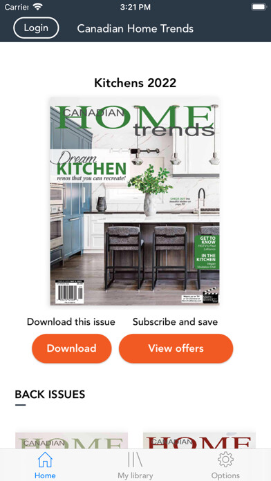 Emulate iPhone app Canadian Home Trends Magazine using MyAndroid Emulate iPhone app Canadian Home Trends Magazine using MyAndroid