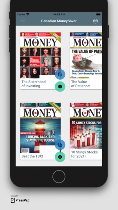 Emulate iPhone app Canadian MoneySaver Magazine using MyAndroid Emulate iPhone app Canadian MoneySaver Magazine using MyAndroid