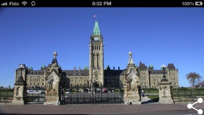 Emulate iPhone app Canadian Prime Ministers Ency. using MyAndroid