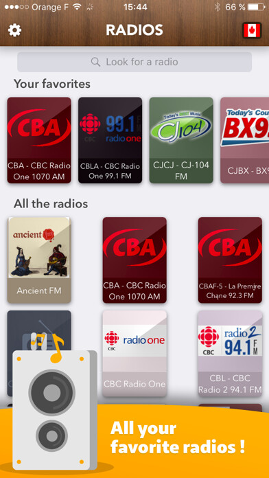 Emulate iPhone app Canadian Radio - access all Radios in Canada FREE! using MyAndroid Emulate iPhone app Canadian Radio - access all Radios in Canada FREE! using MyAndroid