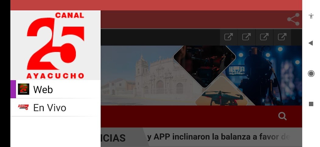 Run android online APK Canal 25 Ayacucho from MyAndroid or emulate Canal 25 Ayacucho using MyAndroid Run android online APK Canal 25 Ayacucho from MyAndroid or emulate Canal 25 Ayacucho using MyAndroid