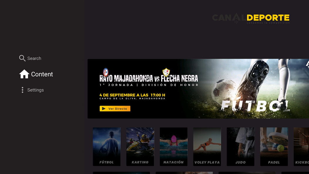 Run android online APK Canal Deporte TV from MyAndroid or emulate Canal Deporte TV using MyAndroid Run android online APK Canal Deporte TV from MyAndroid or emulate Canal Deporte TV using MyAndroid