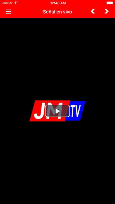 Emulate iPhone app Canal JMTV using MyAndroid