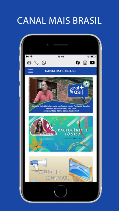 Emulate iPhone app Canal Mais Brasil using MyAndroid Emulate iPhone app Canal Mais Brasil using MyAndroid
