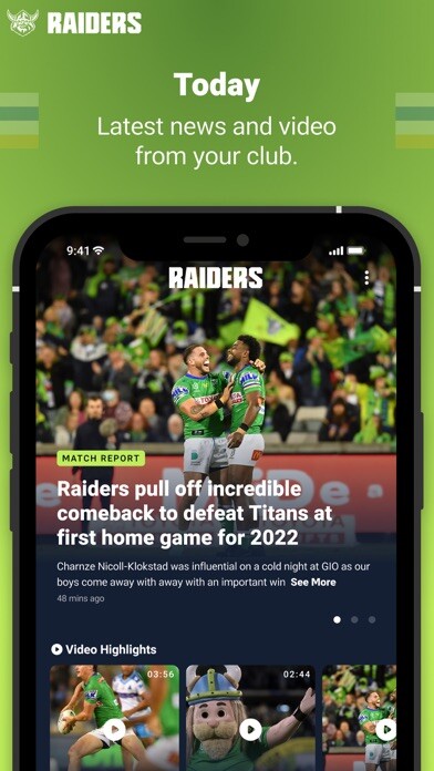 Emulate iPhone app Canberra Raiders using MyAndroid Emulate iPhone app Canberra Raiders using MyAndroid