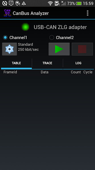 Run android online APK CanBus Analyzer - CANalyst-II from MyAndroid or emulate CanBus Analyzer - CANalyst-II using MyAndroid