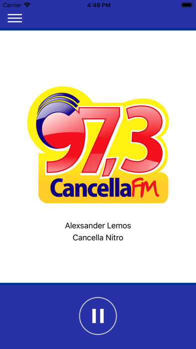 Emulate iPhone app Cancella FM 97,3 using MyAndroid Emulate iPhone app Cancella FM 97,3 using MyAndroid