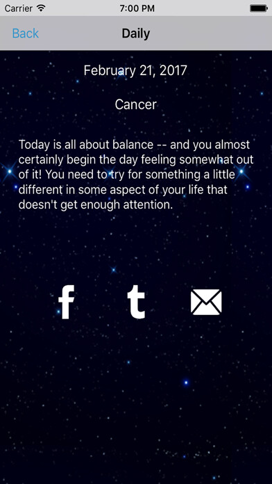 Emulate iPhone app Cancer Horoscope - Daily Zodiac, Astrology, Love using MyAndroid Emulate iPhone app Cancer Horoscope - Daily Zodiac, Astrology, Love using MyAndroid