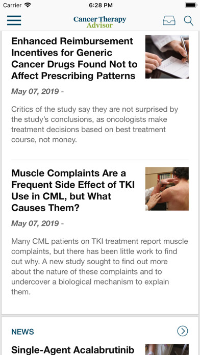 Emulate iPhone app Cancer Therapy Advisor using MyAndroid Emulate iPhone app Cancer Therapy Advisor using MyAndroid