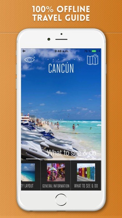 Emulate iPhone app Cancún Travel Guide and Offline City Map using MyAndroid Emulate iPhone app Cancún Travel Guide and Offline City Map using MyAndroid