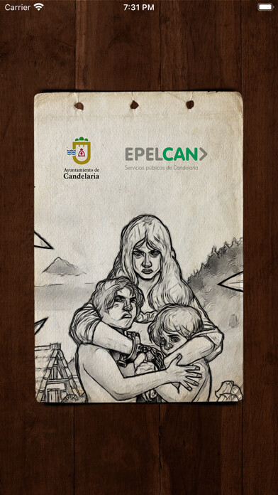 Emulate iPhone app Candelaria Comics using MyAndroid
