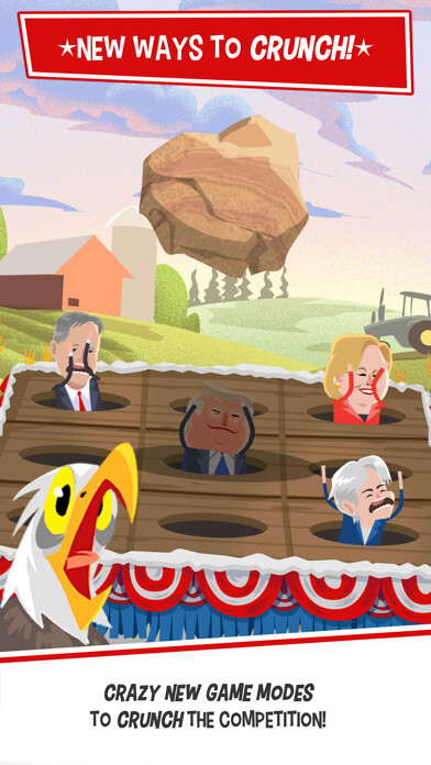 Emulate iPhone app Candidate Crunch: Donald Trump vs Hillary Clinton vs Bernie - Funny Election Game using MyAndroid Emulate iPhone app Candidate Crunch: Donald Trump vs Hillary Clinton vs Bernie - Funny Election Game using MyAndroid