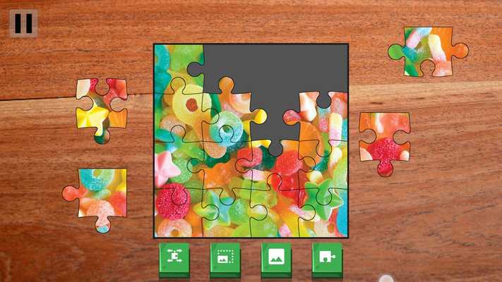 Emulate Android APK Candies  Sweets jigsaw puzzle