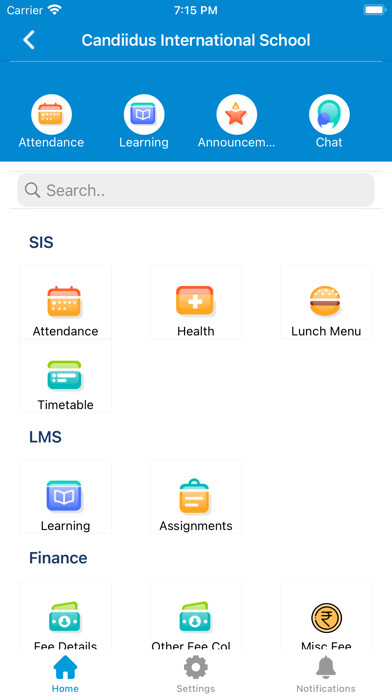 Emulate iPhone app CANDIIDUS Parent Portal using MyAndroid Emulate iPhone app CANDIIDUS Parent Portal using MyAndroid