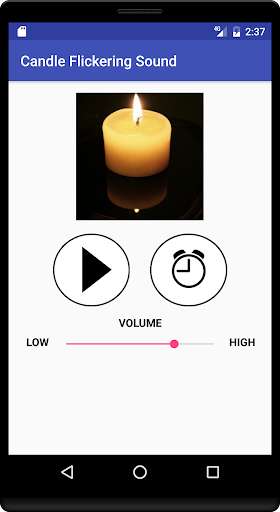 Run android online APK Candle Flickering Sound from MyAndroid or emulate Candle Flickering Sound using MyAndroid