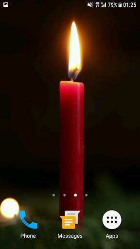 Emulate Android APK Candle HD Video Live Wallpaper Free