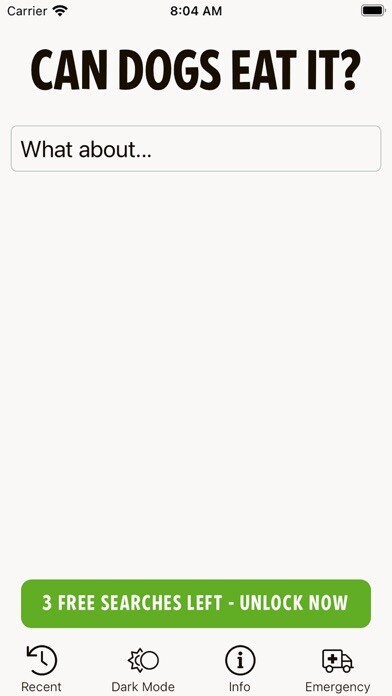 Emulate iPhone app Can Dogs Eat It? using MyAndroid Emulate iPhone app Can Dogs Eat It? using MyAndroid