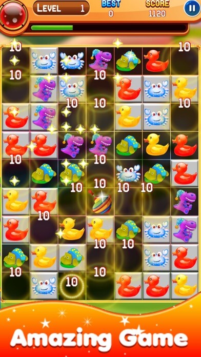 Emulate iPhone app Candy Animal Link using MyAndroid