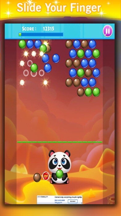 Emulate iPhone app Candy Ball Shoot using MyAndroid