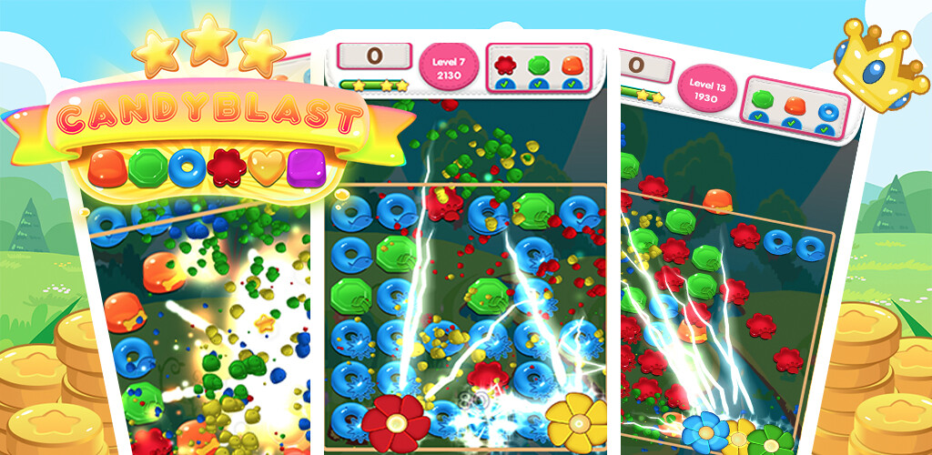 Run android online APK Candy Blast - Puzzle Legend from MyAndroid or emulate Candy Blast - Puzzle Legend using MyAndroid