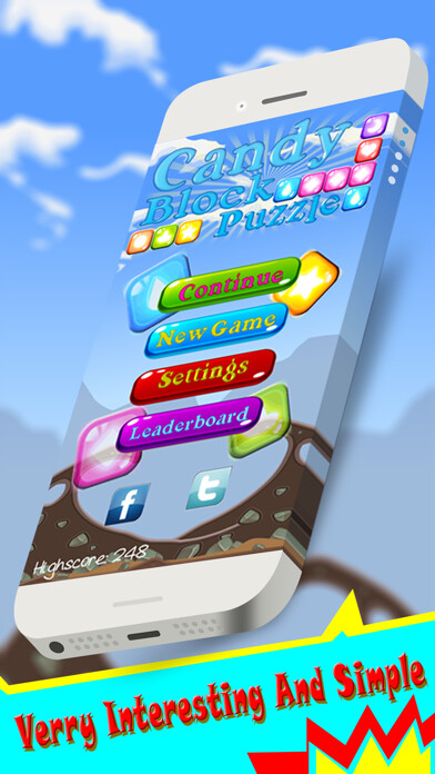 Emulate iPhone app Candy Block Puzzle Classic - A Addictive And Fun 10/10 Grid Game using MyAndroid Emulate iPhone app Candy Block Puzzle Classic - A Addictive And Fun 10/10 Grid Game using MyAndroid