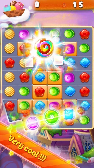 Emulate iPhone app Candy Boom Soada - New Pop Edition using MyAndroid