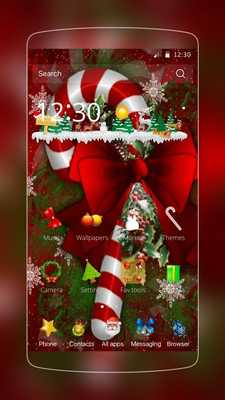 Emulate Android APK Candy Cane Christmas Theme